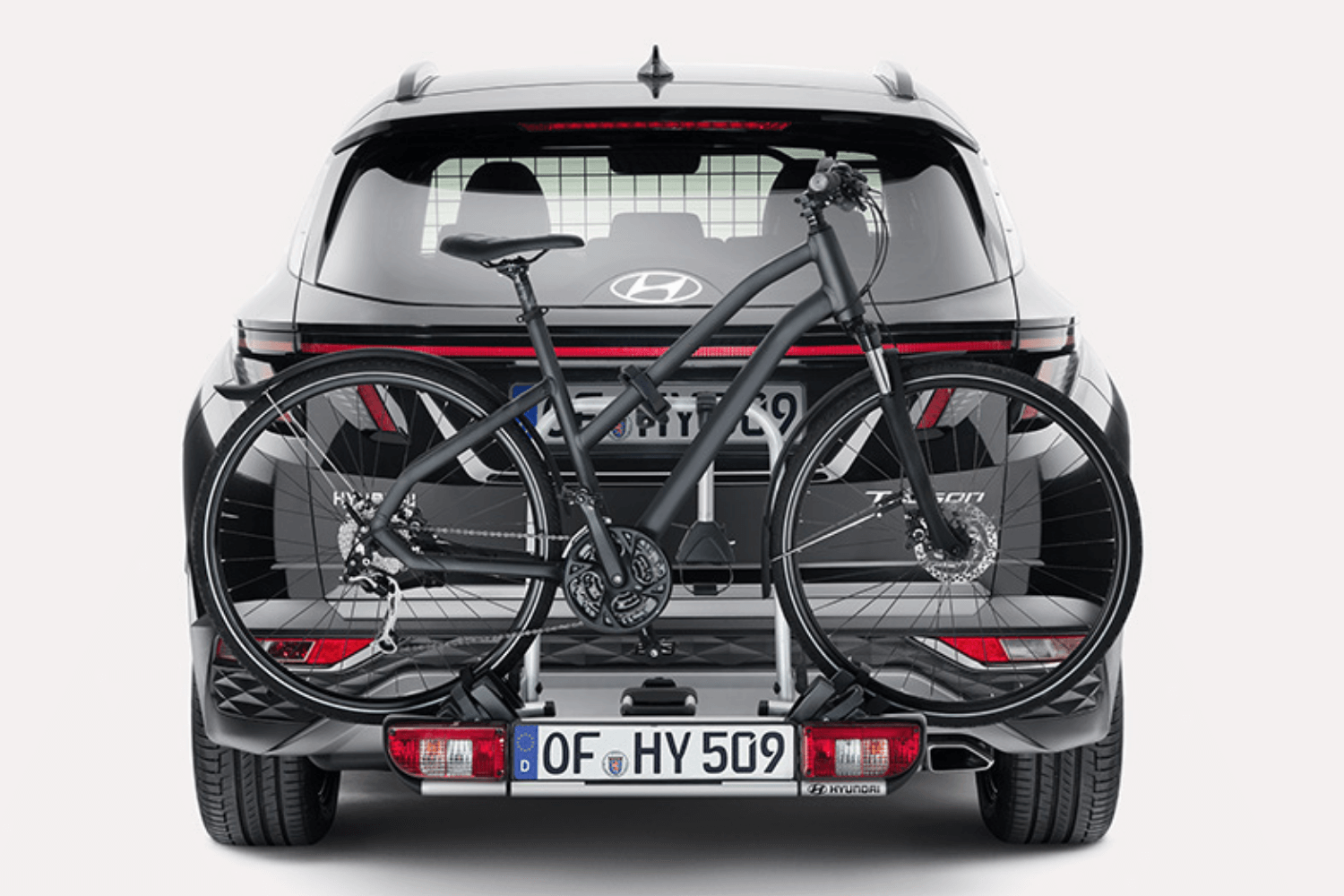 Hyundai TUCSON mit Fahrradträger